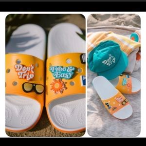 FREE & EASY CROCS SLIDES NWT W10\ M8 NEVER WORN 🔥